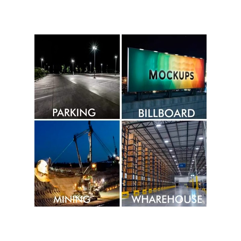 Proiettore LED 50W MAGNUM AIR chip Bridgelux 7500Lm