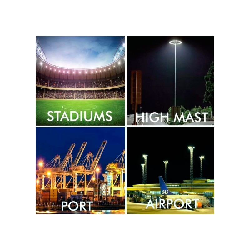 50W MAGNUM AIR LED Floodlight Bridgelux chip 7500Lm