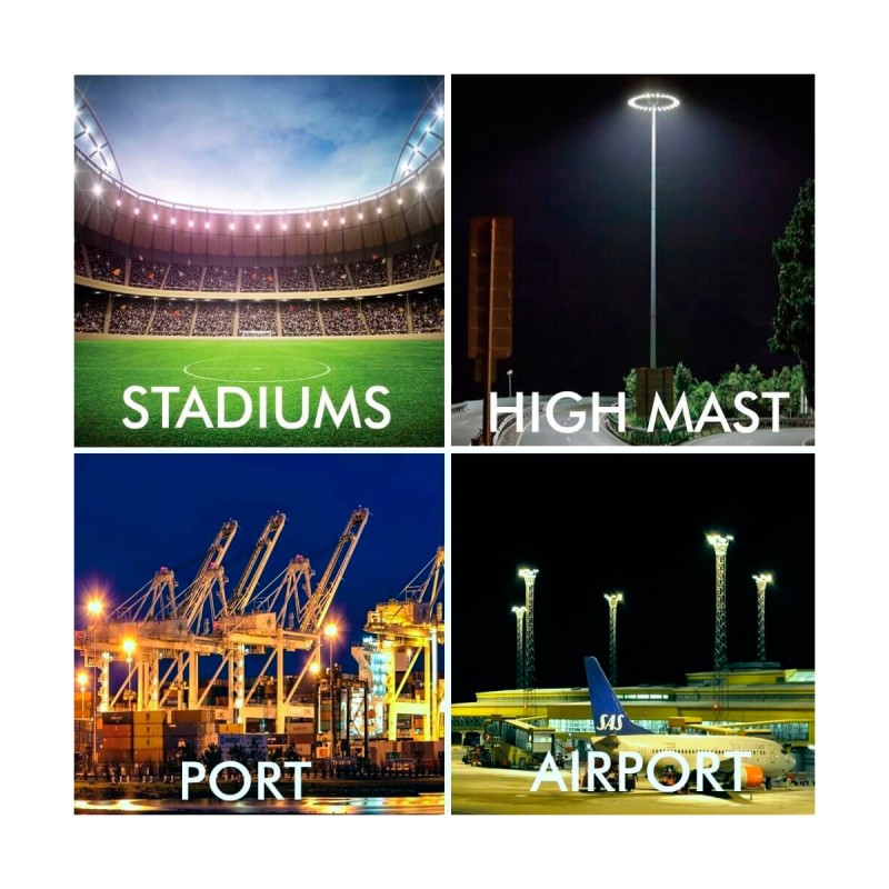 400W MAGNUM AIR LED Floodlight Philips XITANIUM Driver 60000Lm