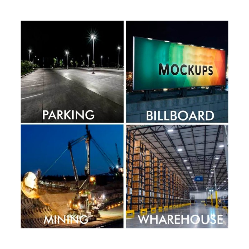 Proiettore LED 400W MAGNUM AIR driver Philips XITANIUM 60000Lm