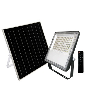 Proyector solar LED PRO 200W 3000Lm CCT + Sensor crepuscular + movimiento RADAR