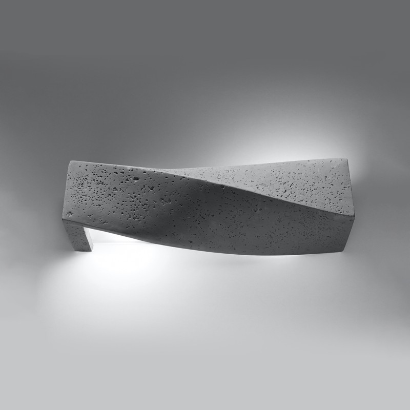 Aplique de pared SIGMA Hormigón E27 by SOLLUX