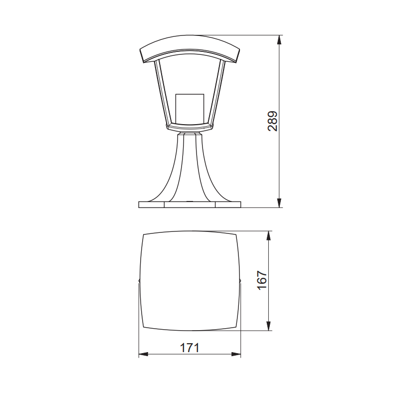 Lampada da terra MARINA E27 IP54