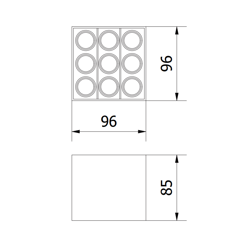 Plafonnier LED ARTEMIDA 20W Blanc