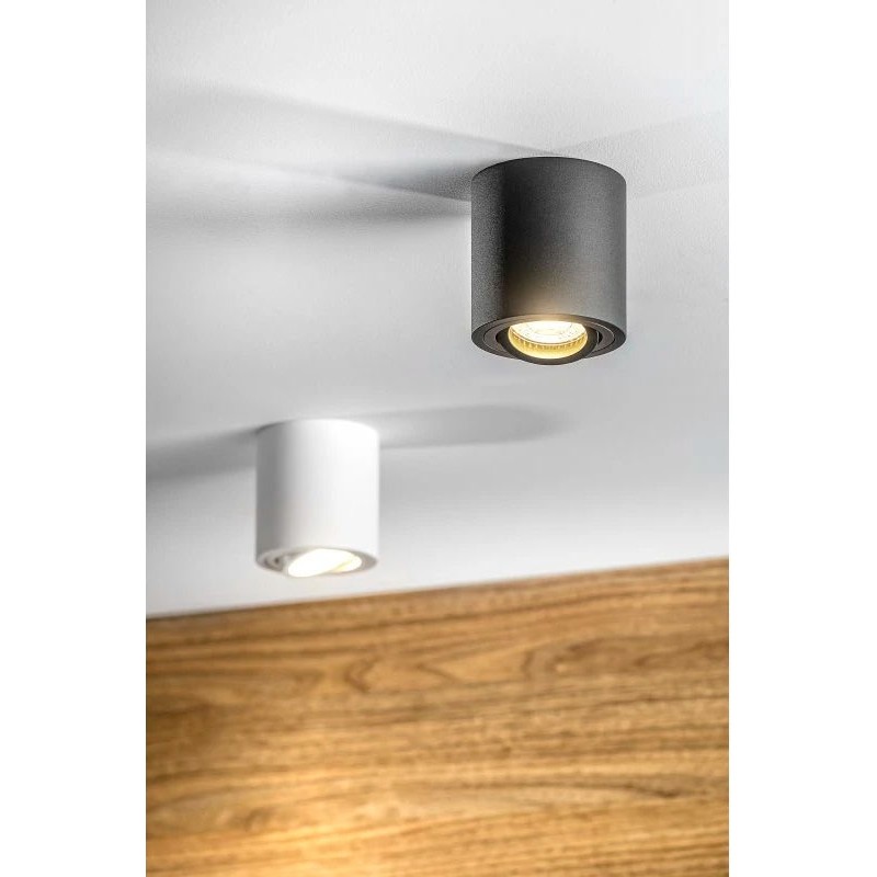 Plafonnier AVEIRO rond noir