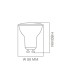 Bombilla dicroica LED GU10 SMD OSRAM 6W 38° 600Lm