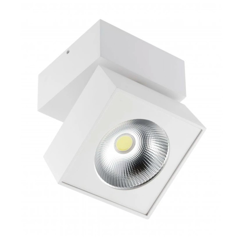 Aplique LED BIANCO 8W CCT cuadrado blanco