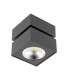 Aplique LED BIANCO 8W cuadrado negro