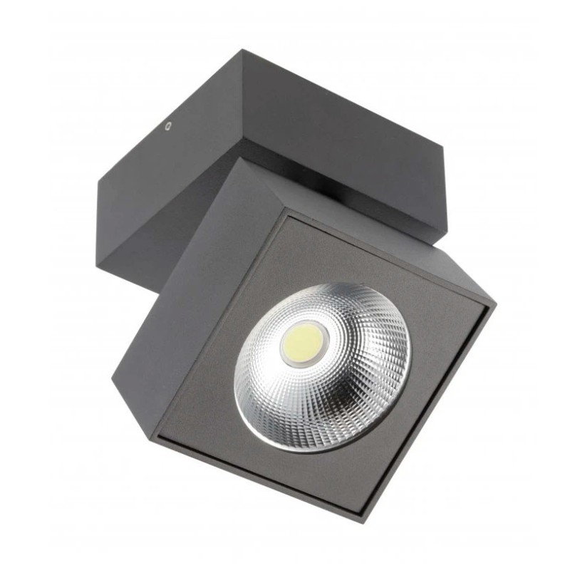 BIANCO 8W Black Square Surface Spot Light