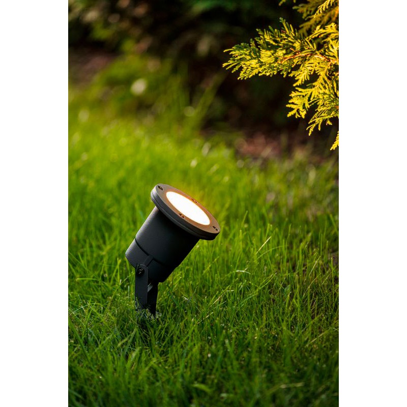 Spot de jardin avec piquet pour ampoules LED GU10 noir