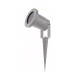 Spot jardin Gris piquet pour ampoule GU10 - Ampoule incluse