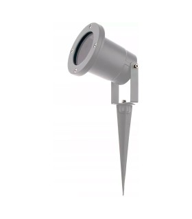 Spot de jardin avec piquet pour ampoules GU10 gris