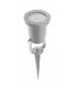 Faretto da giardino con picchetto per lampadine GU10 grigio