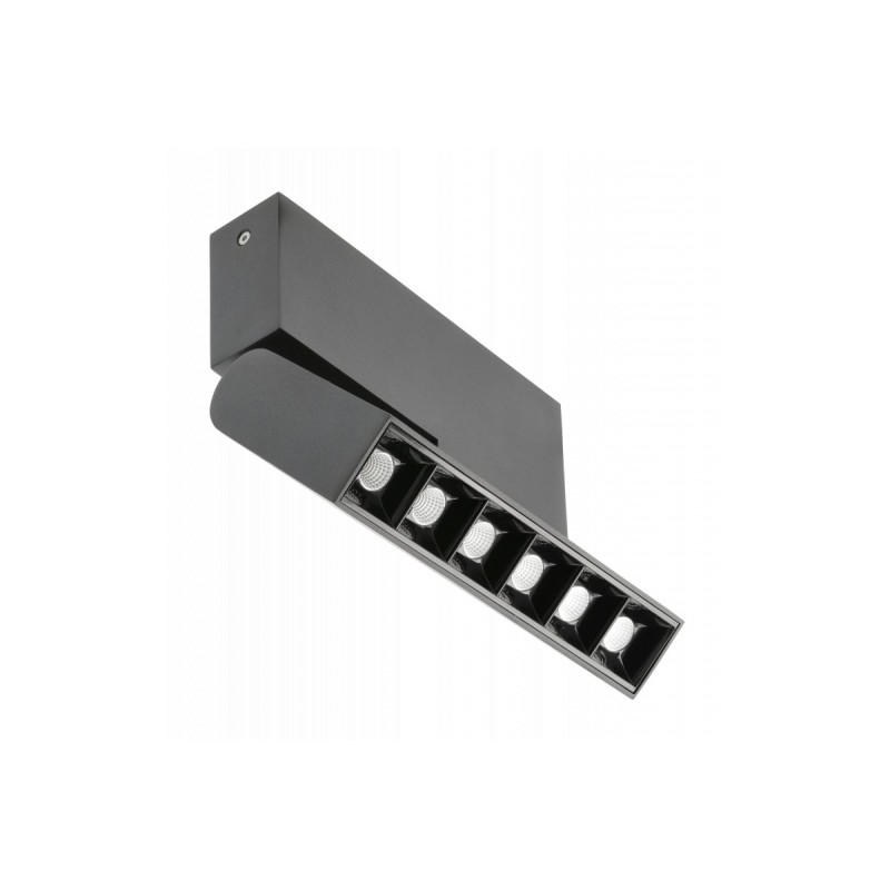 Spot LED de plafond linéaire SIERRA ajustable 18W Noir