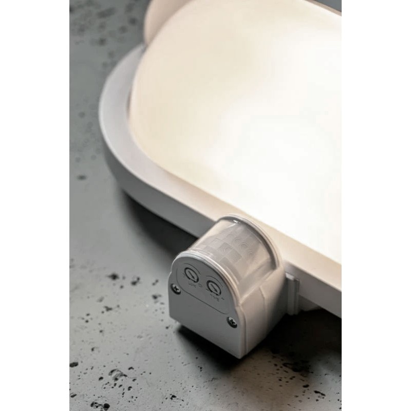 Applique KACROO E27 IP44 ovale con sensore di movimento