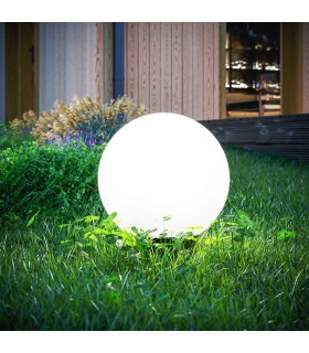 Esfera luminosa de jardín MARMO E27 Ø25cm efecto mármol