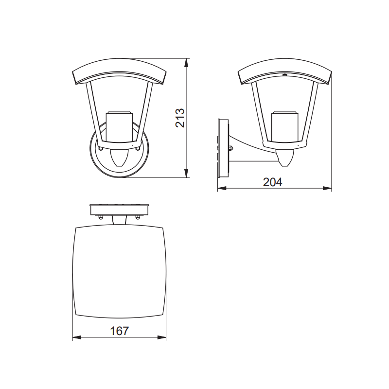 Applique da parete MARINA UP E27 IP54