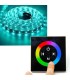 Controlador Empotrable Táctil para Tiras de LEDs RGB 12-24 V. DC