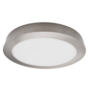 Plafonnier LED 20W puce nickel satiné circulaire OSRAM CCT 2200Lm