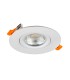 Spot LED réglable MOON 360 9W CCT Sélectionnable 765Lm blanc