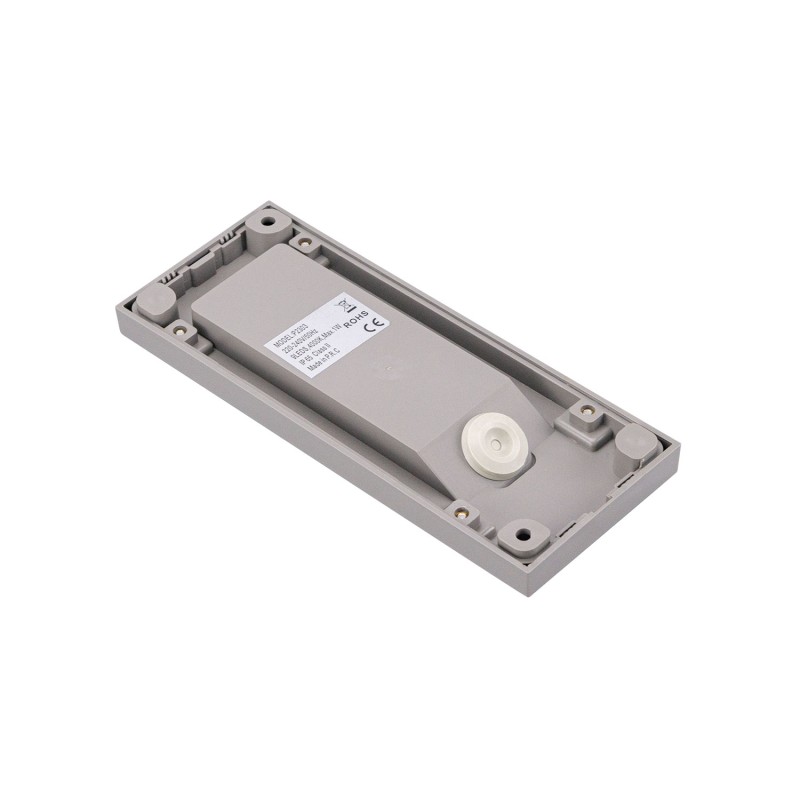 Baliza exterior LED superficie rectangular pared 1W 50Lm IP65
