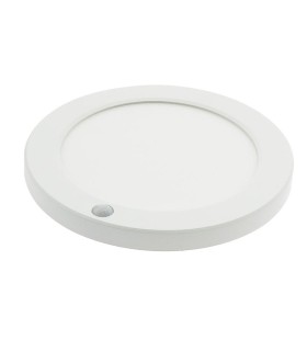 Downlight LED 18W CCT sélectionnable capteur PIR découpe adjustable