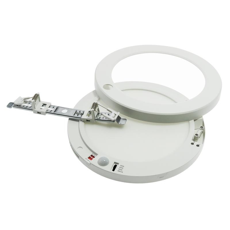 Downlight LED 18W sensor PIR diámetro ajustable CCT seleccionable