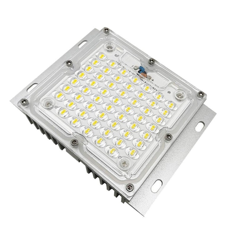 Modulo ottico LED BridgeLUX 40W con piastra per Lampione VILLA