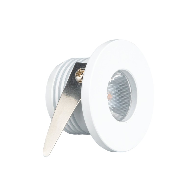 Mini faretto da incasso LED 1W chip OSRAM 110Lm 15º White