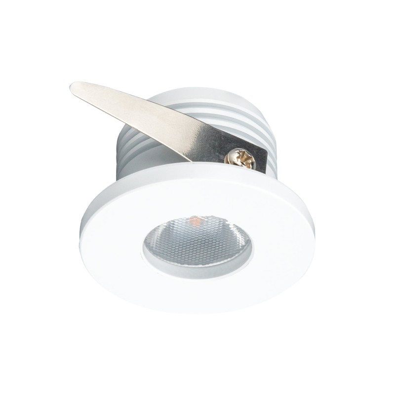Spot encastrable LED mini 1W puce OSRAM 110Lm 15º Blanc